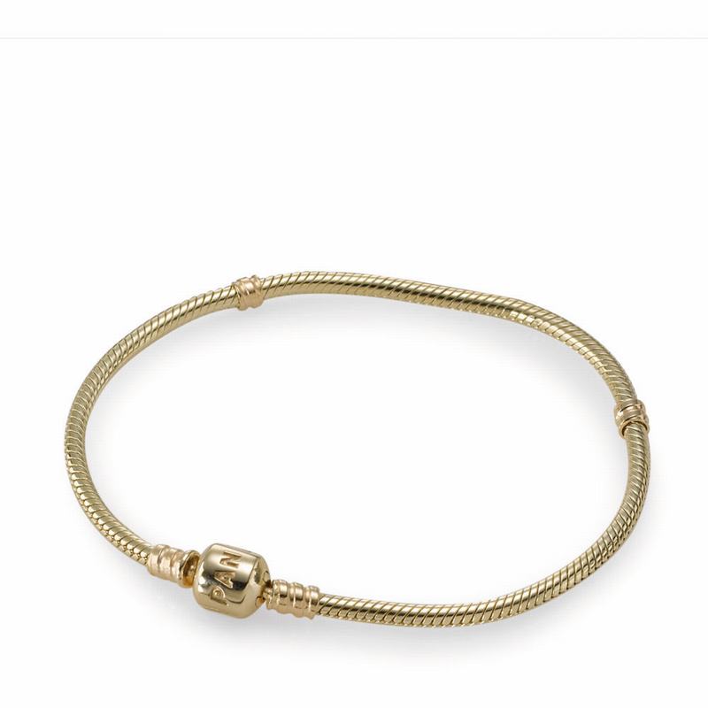 Pandora Moments Gold Clasp Bracelet - Yellow Gold 14 K - Canada | IZ3127FX